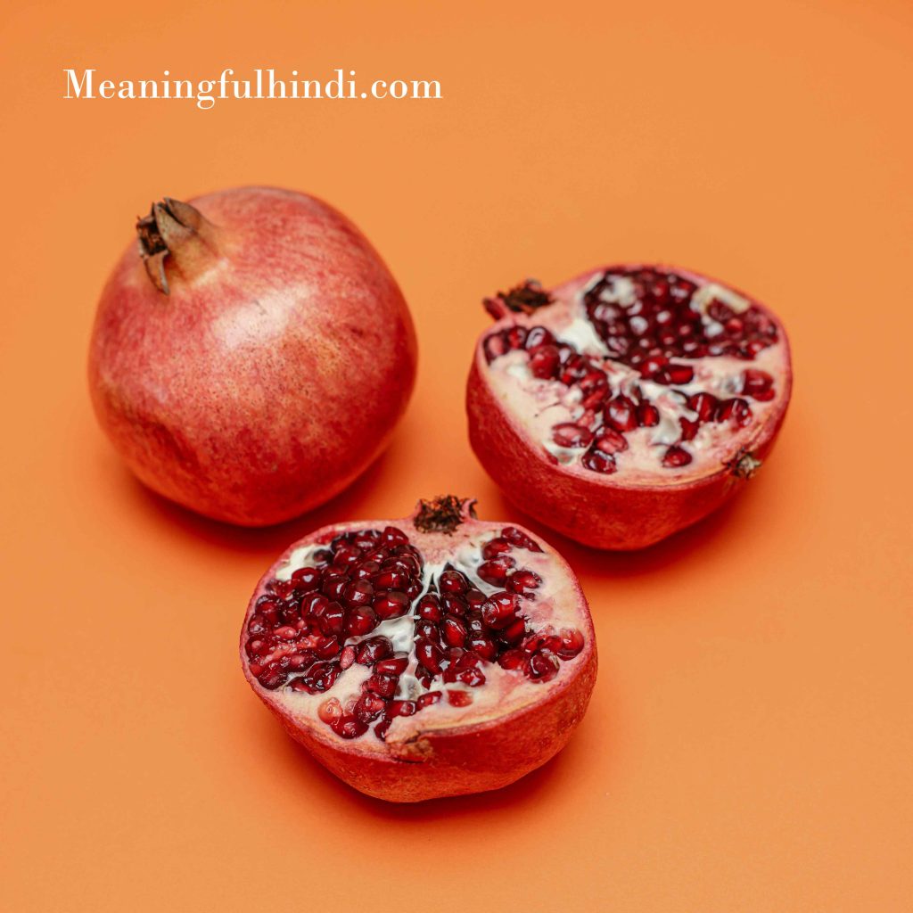 Pomegranate Meaning in Hindi